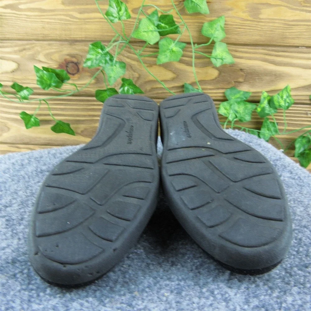 Easy Spirit Kaleo Women Loafer Shoes Black‎ Fabric Slip On Size 7 Medium